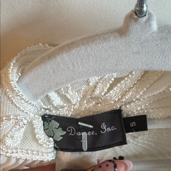 White Sheer Ruffled Cardigan - Picture 3 of 3